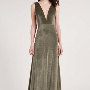 Jenny Yoo Logan Dress - Sage - Worn Once, Like New